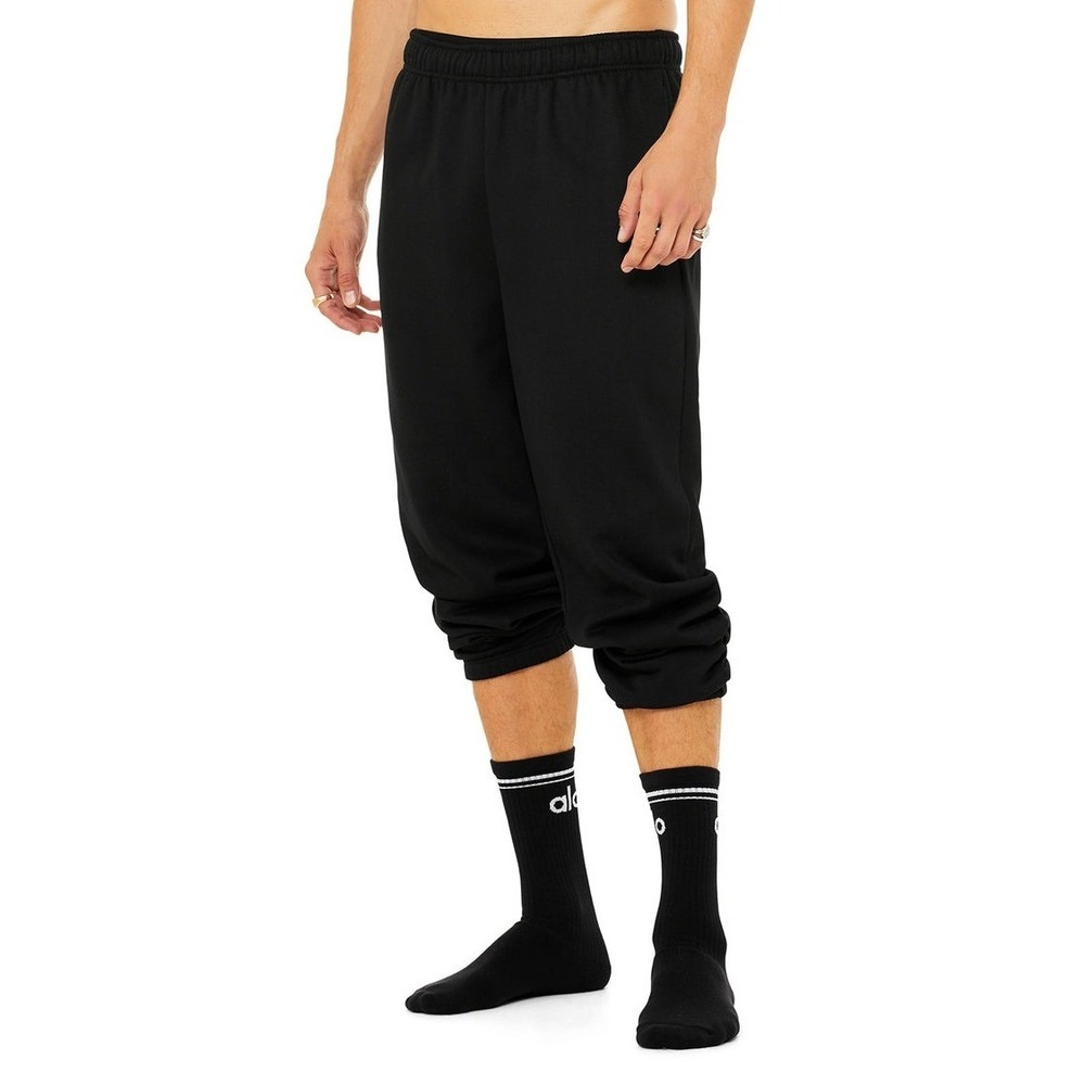 ALO Yoga Throwback Socks Mens Womens Black NWT Casual Soft Unisex Athleisure